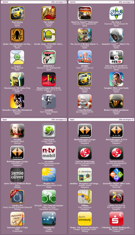 Die besten Apps aus 2009